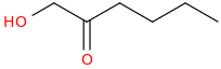 1-hydroxyhexan-2-one molecular structure