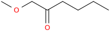 1-methoxyhexan-2-one molecular structure