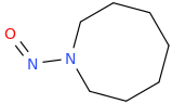 1-nitrosoazocane molecular structure