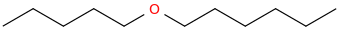 1-pentoxyhexane molecular structure