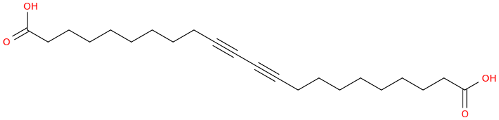 10,12-DOCOSADIYNEDIOIC ACID molecular structure