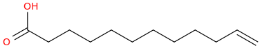 11-DODECENOIC ACID molecular structure