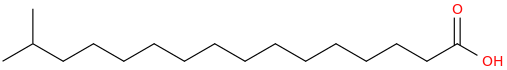 15-METHYLPALMITIC ACID molecular structure