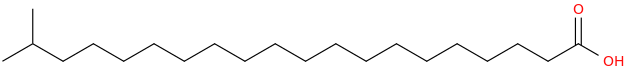 19-METHYLEICOSANOIC ACID molecular structure