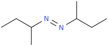 2,2'-Azobisbutane molecular structure