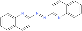 2,2'-Azobisquinoline molecular structure