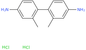 2,2'-Dimethylbenzidine Dihydrochloride molecular structure
