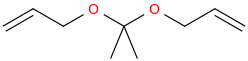 2,2-DIALLYLOXYPROPANE molecular structure