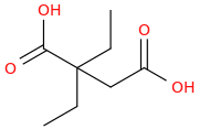 2,2-DIETHYLSUCCINIC ACID molecular structure