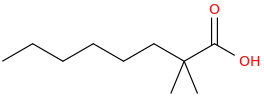 2,2-DIMETHYLCAPRYLIC ACID molecular structure