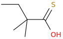 2,2-DIMETHYLTHIOBUTYRIC ACID molecular structure