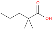 2,2-DIMETHYLVALERIC ACID molecular structure