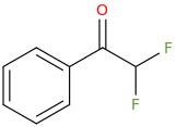 2,2-Difluoroacetophenone molecular structure