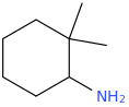 2,2-dimethylcyclohexan-1-amine molecular structure