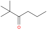 2,2-dimethylhexan-3-one molecular structure