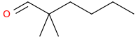 2,2-dimethylhexanal molecular structure