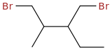 2,3-DIBROMOMETHYLPENTANE molecular structure