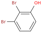 2,3-DIBROMOPHENOL molecular structure