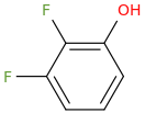 2,3-difluorophenol molecular structure