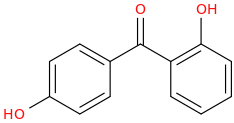 2,4'-Dihydroxybenzophenone molecular structure