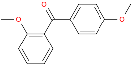 2,4'-Dimethoxybenzophenone molecular structure