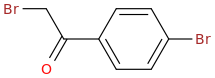 2,4'-dibromoacetophenone molecular structure