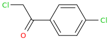 2,4'-dichloroacetophenone molecular structure