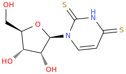 2,4-Dithiouridine molecular structure