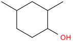 2,4-dimethylcyclohexan-1-ol molecular structure