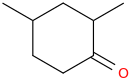 2,4-dimethylcyclohexan-1-one molecular structure