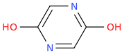 2,5-Pyrazinediol molecular structure