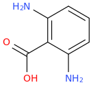 2,6-DIAMINOBENZOICACID molecular structure