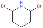 2,6-DIBROMOPIPERIDINE molecular structure