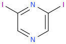 2,6-DIIODOPYRAZINE molecular structure