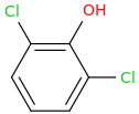 2,6-dichlorophenol molecular structure