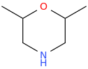 2,6-dimethylmorpholine molecular structure