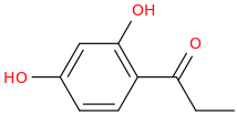 2',4'-dihydroxypropiophenone molecular structure