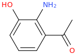 2'-Amino-3'-hydroxyacetophenone molecular structure