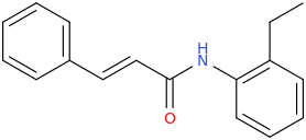 2'-ETHYLCINNAMANILIDE molecular structure