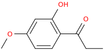 2'-Hydroxy-4'-methoxypropiophenone molecular structure