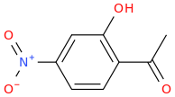 2'-Hydroxy-4'-nitroacetophenone molecular structure