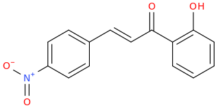 2'-Hydroxy-4-nitrochalcone molecular structure
