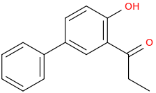 2'-Hydroxy-5'-phenylpropiophenone molecular structure