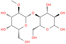 2'-O-METHYLLACTOSE molecular structure