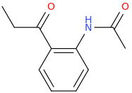 2'-PROPIONYLACETANILIDE molecular structure