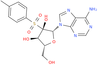 2'-TOSYLADENOSINE molecular structure