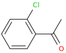 2'-chloroacetophenone molecular structure