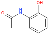 2'-hydroxyacetanilide molecular structure