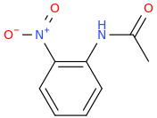 2'-nitroacetanilide molecular structure