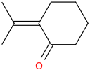 2-(1-Methylethylidene)cyclohexanone molecular structure